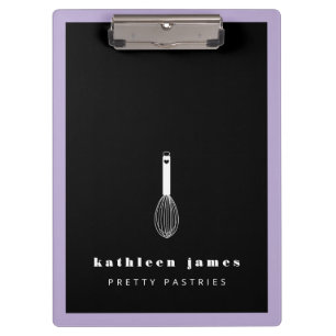 Porte-bloc Balloon Whisk Lavender Restauration en noir