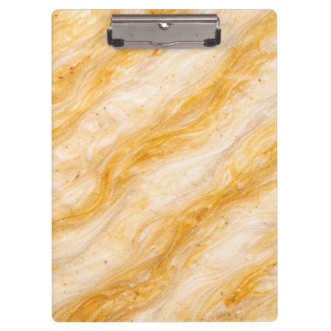 Porte-bloc Banana Milkshake Marble Texture Design (Devant)
