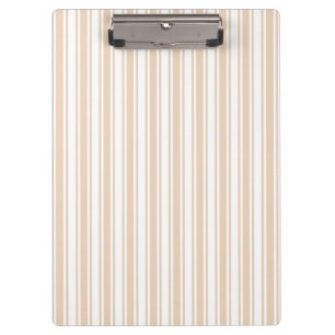 Porte-bloc Bande de bonbons beige et blanche