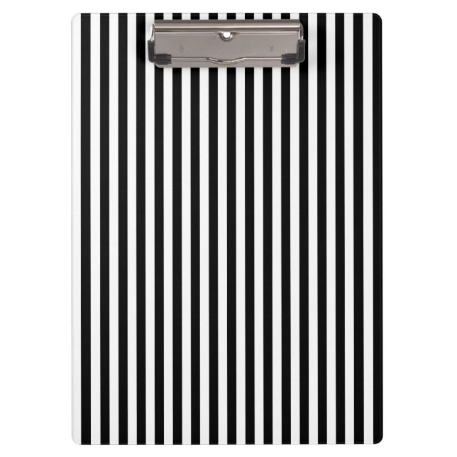 Porte-bloc Bandes noires et blanches ; triées (Devant)