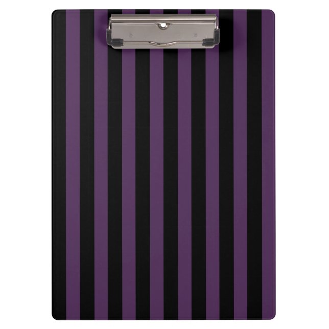 Porte-bloc Bandes violettes foncées et noires (Devant)