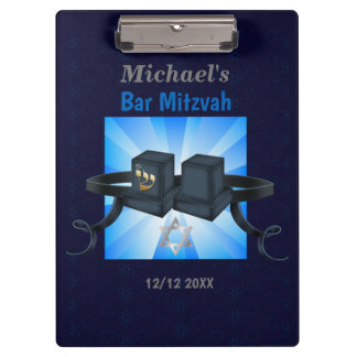 Porte-bloc Bar Mitzvah, gratitude à vos invités avec cela