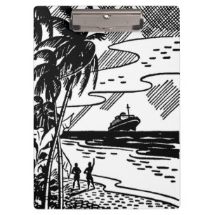 Porte-bloc Bateau de croisière rétro