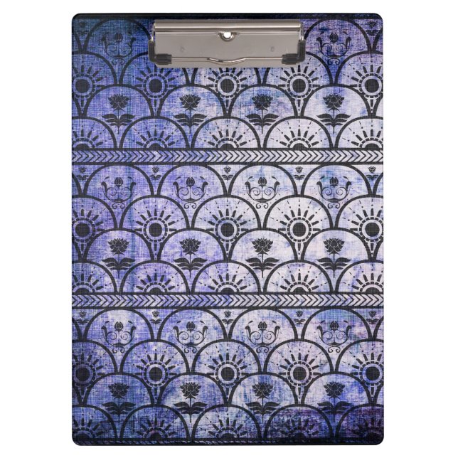 Porte-bloc Beau Motif Boho, Porte - bloc de style hippie (Devant)