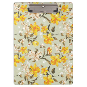 Porte-bloc Beau motif floral lumineux élégant