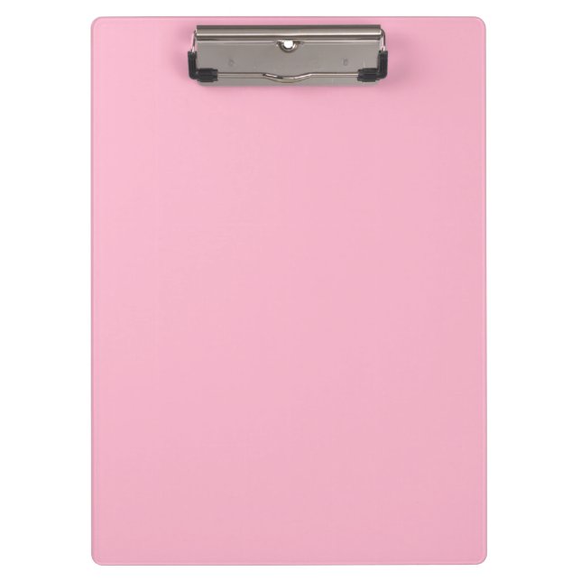Porte-bloc Bébé rose couleur solide (Devant)