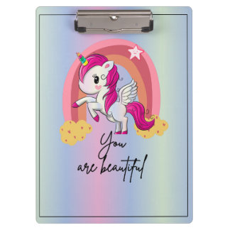 Porte-bloc Belle licorne magique