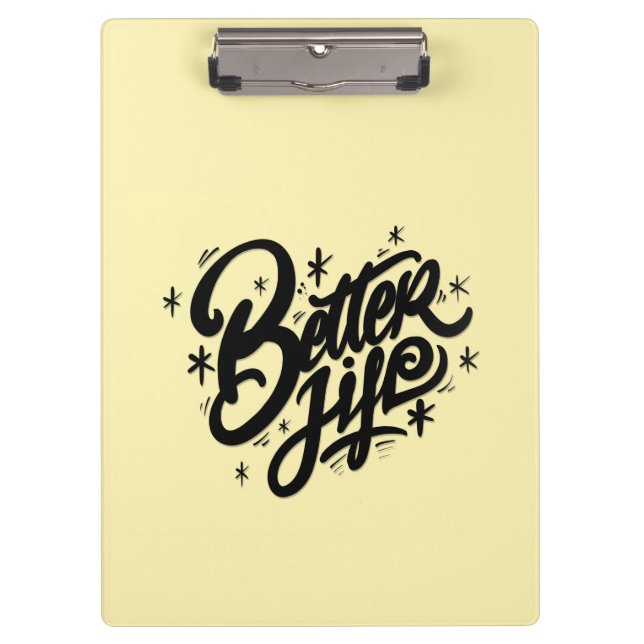 Porte-bloc Better life (Devant)