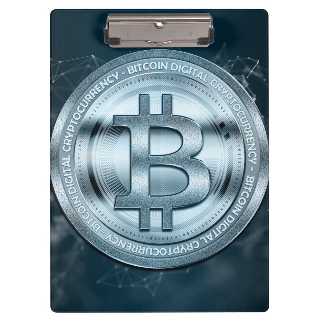 Porte-bloc Bitcoin cool (Devant)