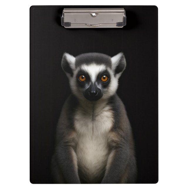Porte-bloc Black 4 Luxe Clipboard, Gentle Lemur (Devant)
