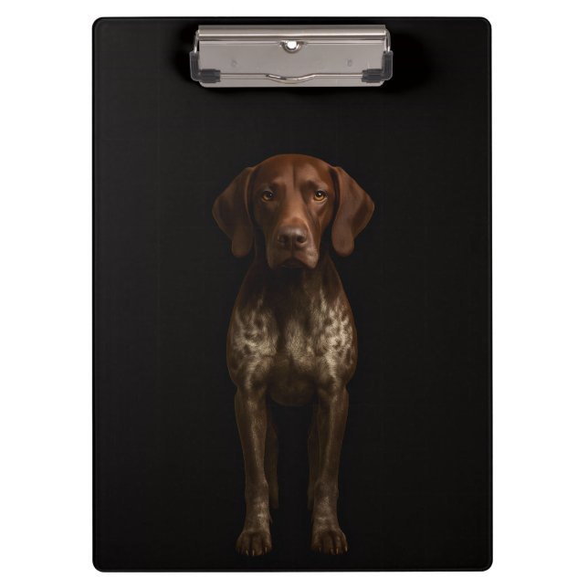 Porte-bloc Black 4 Luxe Clipboard, German Pointer Dog (Devant)