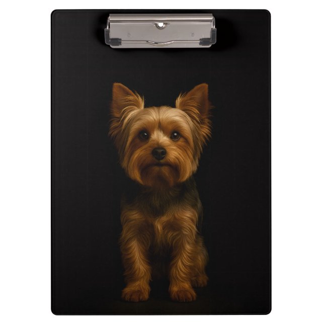 Porte-bloc Black 4 Luxe Clipboard, Yorkshire Terrier (Devant)