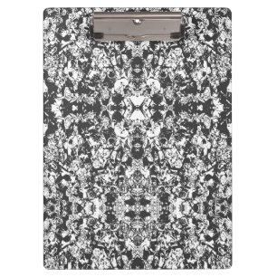 Porte-bloc Black And White Shapes Pattern
