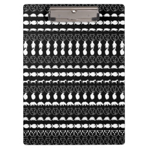 Porte-bloc Black White Animaux Modernes Motif