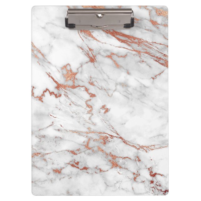 Porte-bloc Blanc et porte - bloc de marbre d'or (Devant)