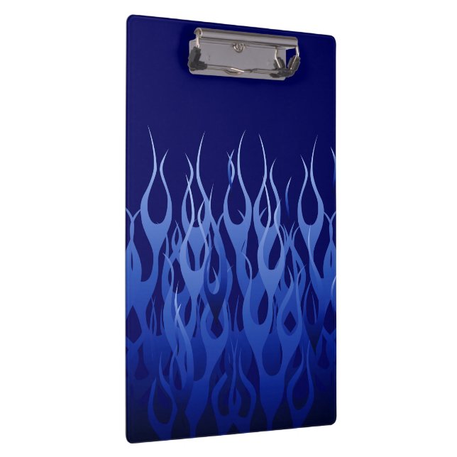 Porte-bloc Bleu cool sur Blue Racing Flames (Swatch)