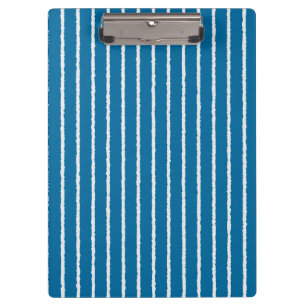 Porte-bloc Bleu et blanc avec lignes inégales