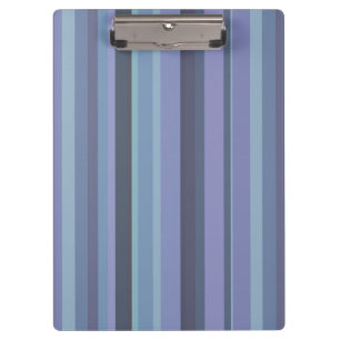 Porte-bloc Bleu-gris, bandes horizontales