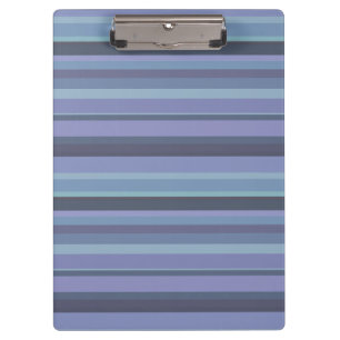 Porte-bloc Bleu-gris, bandes horizontales