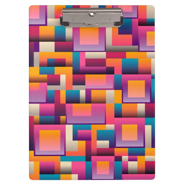 Porte-bloc Blocs de couleurs modernes (Devant)