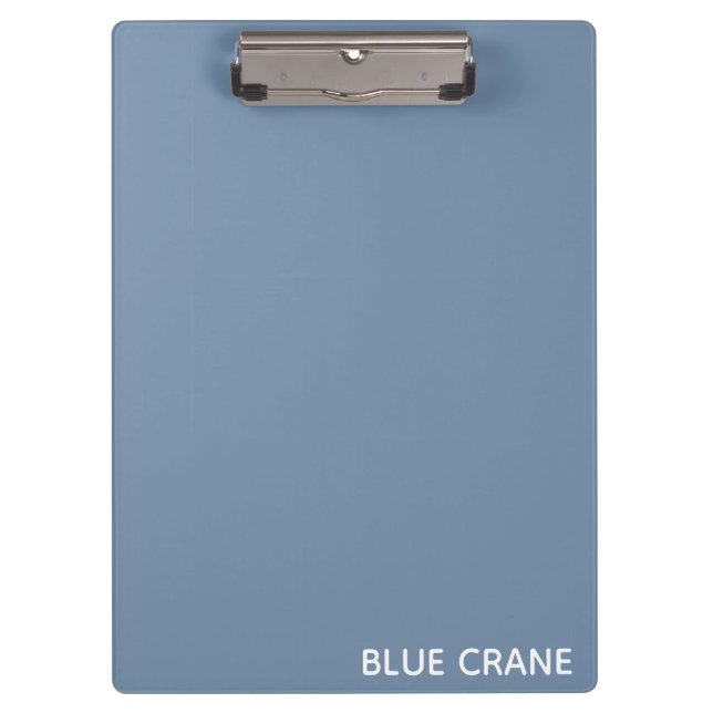 Porte-bloc Blue Crane bleu color (Devant)