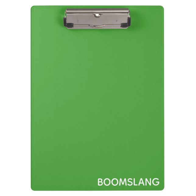 Porte-bloc Boomslang green color (Devant)