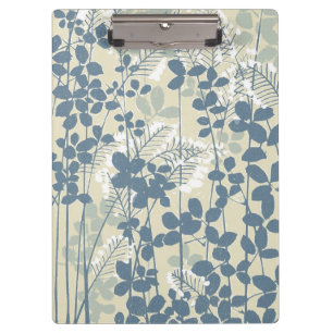 Porte-bloc Botanique Bleu Japonais Vintage : Fougère à Feuill
