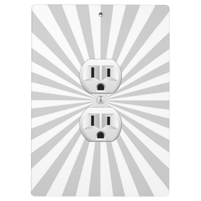 Porte-bloc Bouchon électrique Mur Outlet Fun Personnaliser Ce (Dos)