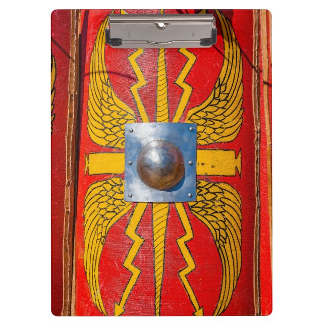 Porte-bloc Bouclier militaire romain - Scutum (Devant)