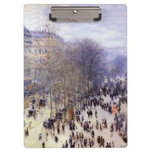 Porte-bloc Boulevard des Capucines par Claude Monet, Art nouv