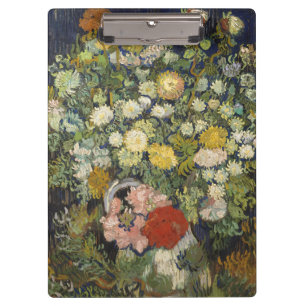 Porte-bloc Bouquet Floral Impressionniste de Style Ancien Van