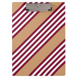 Porte-bloc Bourgogne rouge cinq bandes motif