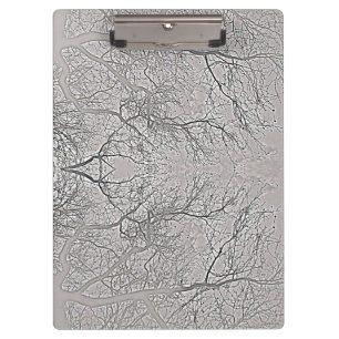 Porte-bloc Branches D'Arbre Et Ciel Gris