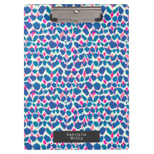 Porte-bloc Brosse rose et bleue