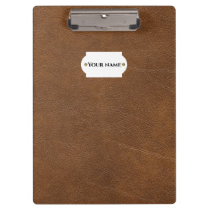 Porte-bloc Brown leather