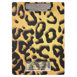 Porte-bloc Brun Tendance Léopard Guépard Glamour Personnalisé