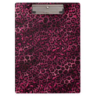 Porte-bloc Burgundy et Gold Leopard Series Design 9