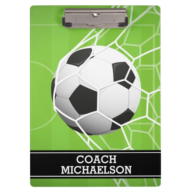 Porte-bloc BUT de balle de football pour entraîneur, équipe,  (Devant)