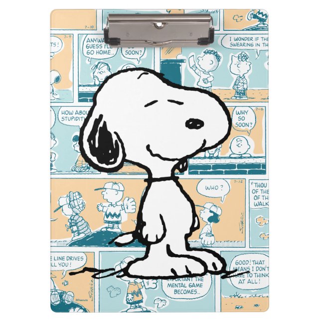 Porte-bloc cacahuètes | Snoopy Comic Motif (Devant)