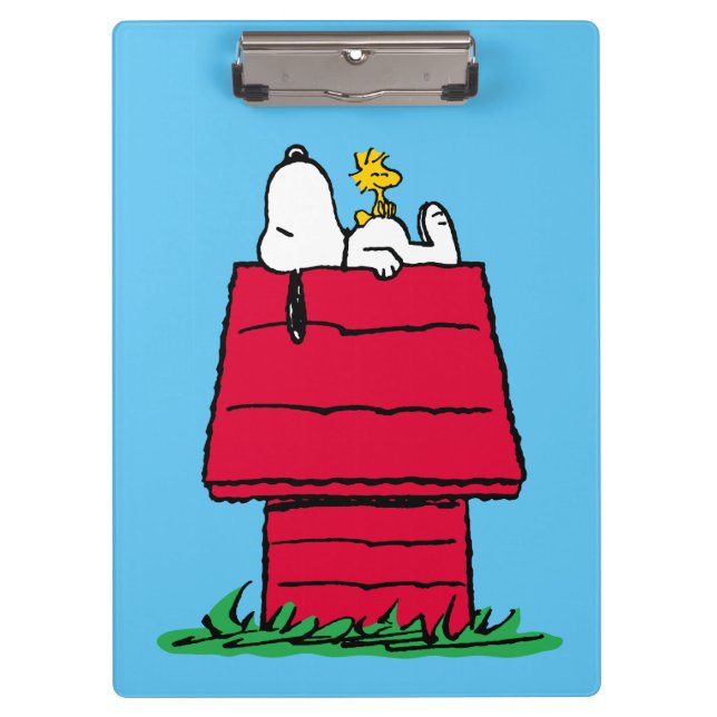 Porte-bloc cacahuètes | Snoopy & Woodstock Doghouse (Devant)