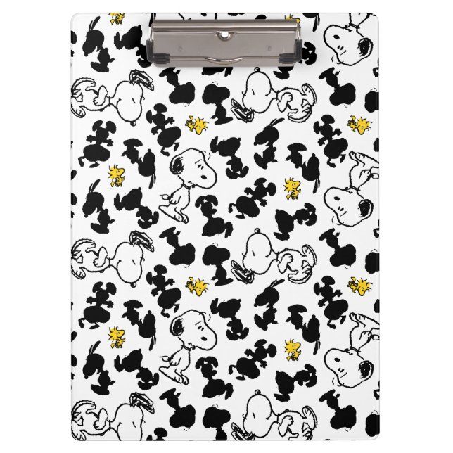 Porte-bloc cacahuètes | Snoopy & Woodstock Shadow Motif (Devant)