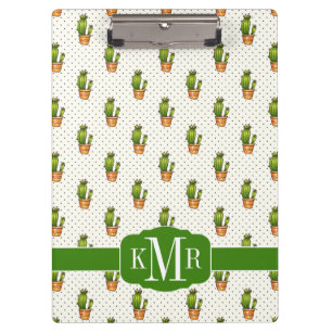 Porte-bloc Cactus et motif de point succulent de Polk