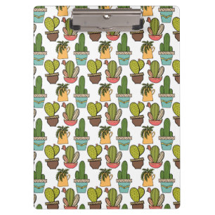 Porte-bloc Cactus et Succulents d'intérieur dans le motif de