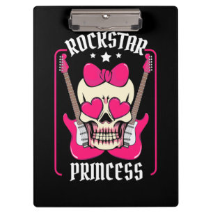 Porte-bloc Cadeau de Noël   Rokstar Princess Skull