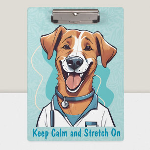 Porte-bloc Cadeaux de chien mignons pour les physiothérapeute