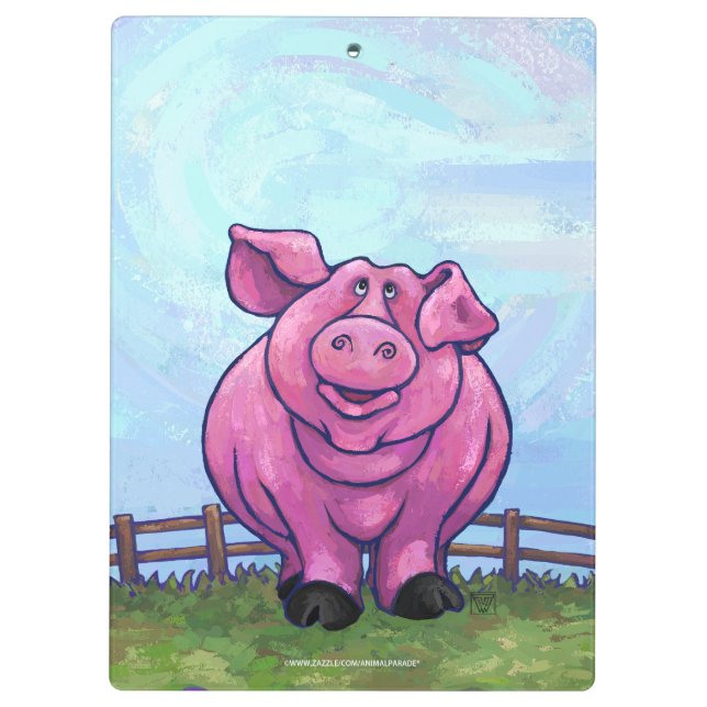 Porte-bloc Cadeaux et accessoires de cochon (Dos)