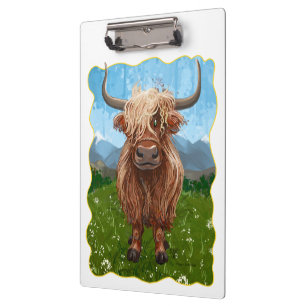 Porte-bloc Cadeaux et accessoires de vache Highland