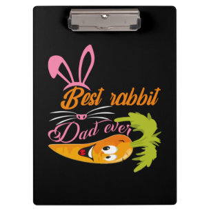 Porte-bloc Cadeaux papa Meilleur Père Lapin Jamais