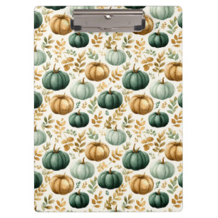 Porte-bloc Cadre photo Citrouille d'automne personnalisé