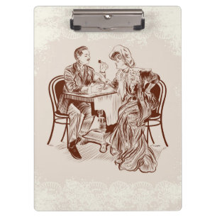 Porte-bloc café et amour